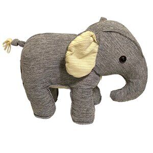 Walgreens Textured Ribbed Elephant Plush 16" Gray Stuffed Wild‎ Animals